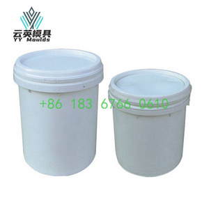 Moule Seau Plastique 10L-20L Custom Molding Injected Small Plastic Bucket Plastic Molds With Metal Handle