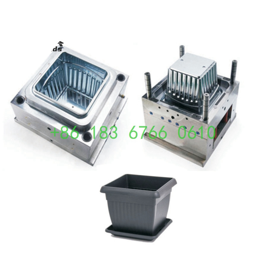 Custom Molds Maker Plastic Molding Injection Moulds plastic part injection Hot flower pot mould Software Design Mould