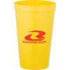 Best sales 16oz cheap price personalized logo good quality outdoor food safe plastic party red beer pong red stadium cup YC775