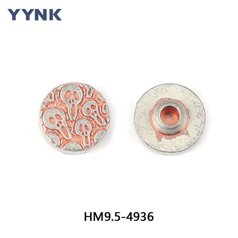 OEM ODM Custom Embossed Logo Pocket Button Metal  Tack Jeans Button Buttons and Rivets for Denim Jacket Pants