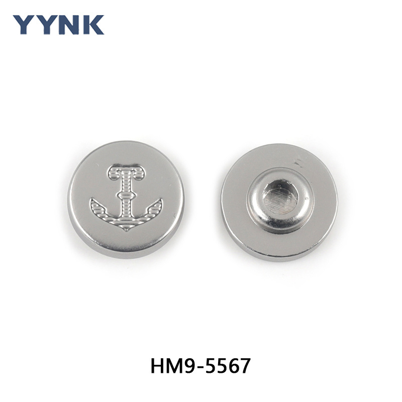 OEM ODM Custom Embossed Logo Pocket Button Metal  Tack Jeans Button Buttons and Rivets for Denim Jacket Pants