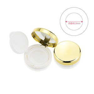 hot selling air cushion round fancy cosmetic compact case bb cream empty box