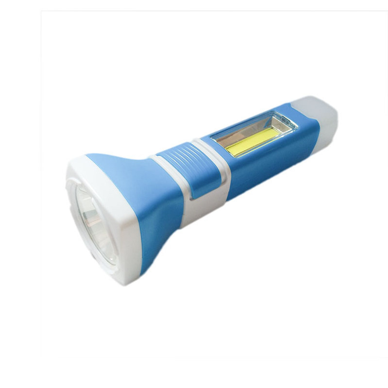 Portable factory OEM rechargeable usb 18650 COB Led   flashlight for home