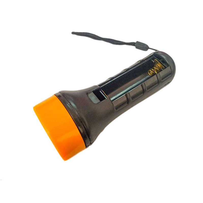 407 nigeria Cheap plastic  1 A A Battery torch flashlight  for sell