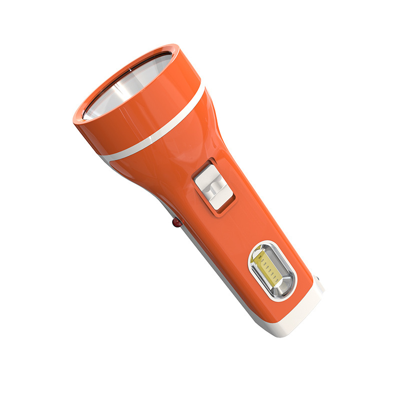 2019 NEW plastic rechargeable solar led torch  for daily life