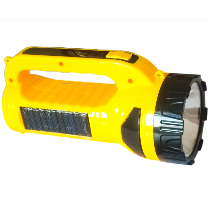 india market hot cheap plastic  solar rechargeable searchlight for sell