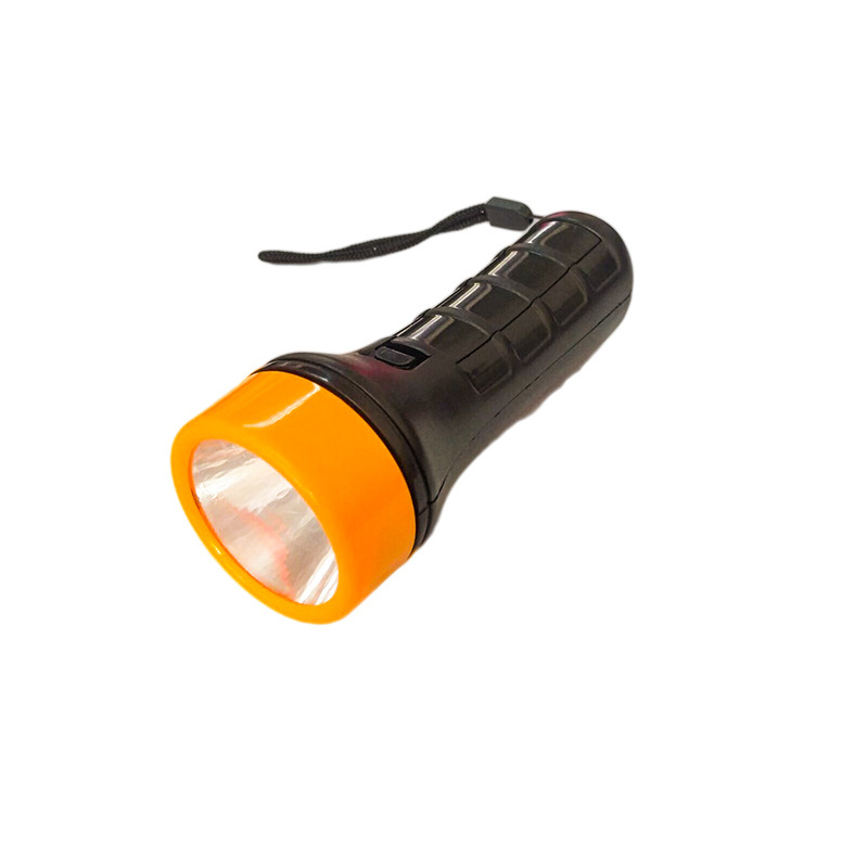 407 nigeria Cheap plastic  1 A A Battery torch flashlight  for sell