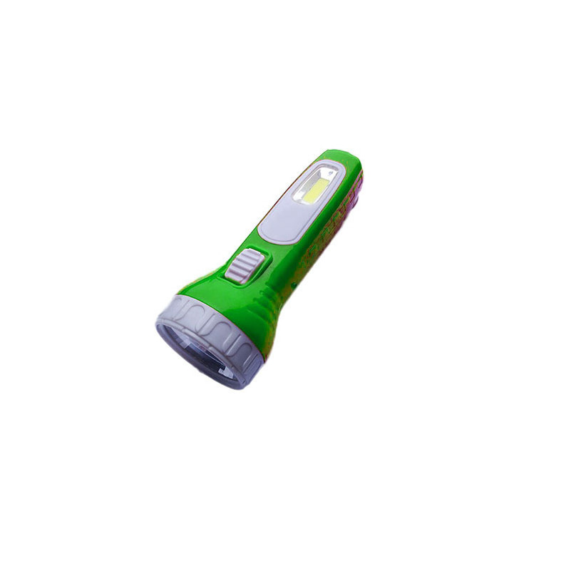 Cheap  solar Rechargeable  flashlight with cob work light   for camping