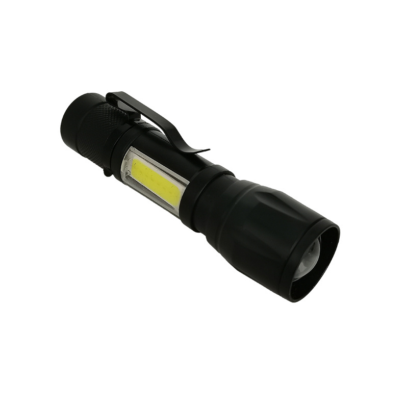 cheap Mini aluminum rechargeable  usb led torch  light with cob flashlight  for sale