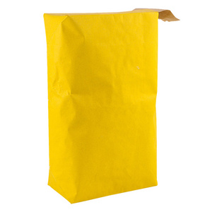 50Kg 25Kg 20Kg 3 Ply Kraft Paper Pasted Bags Cement Packing Paper Valve Bag