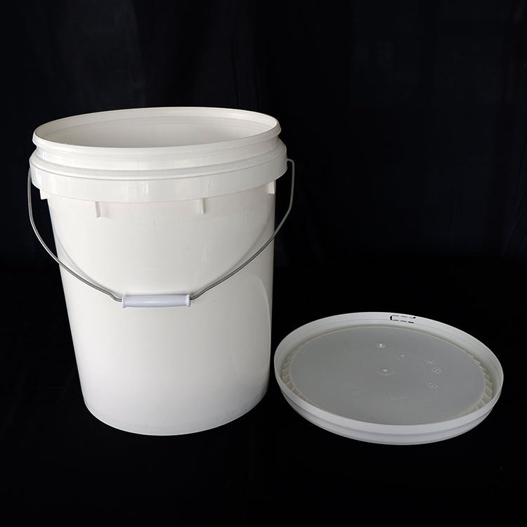 20L 25L Food Grade 5 Gallon 7 Gallon Plastic Buckets With Handle Paint Plastic Pail