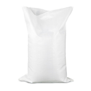 China Polypropylene Sack 25Kg 50Kg Plastic Sand Cement Packaging Bags Plain White Woven PP Bag