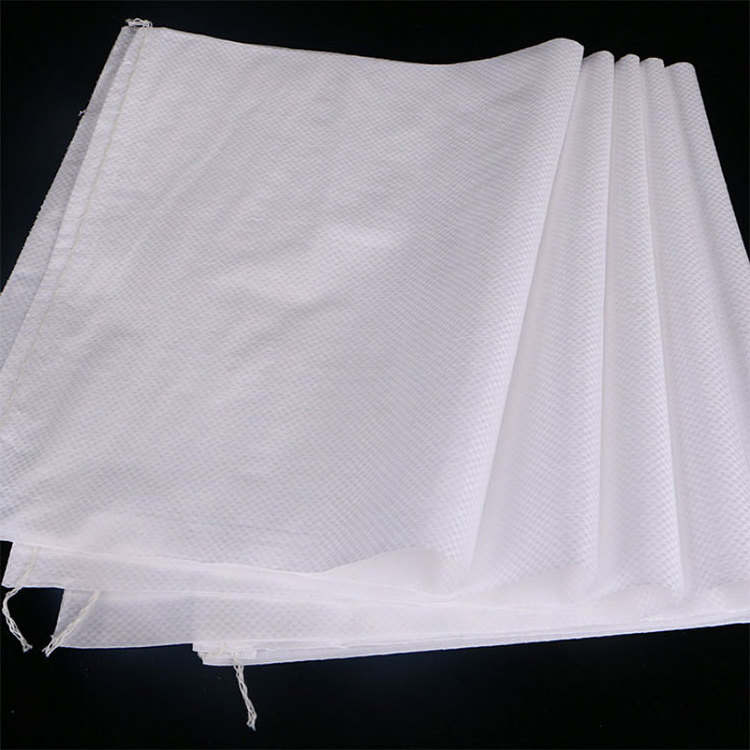 China Polypropylene Sack 25Kg 50Kg Plastic Sand Cement Packaging Bags Plain White Woven PP Bag