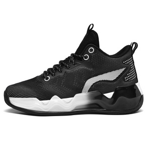 Men's shoes high quality casual breathable sneakers new rubber sole wear-resistant basketball shoes for men