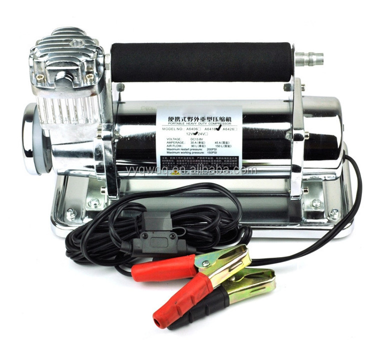 heavy duty car air compressor/12V/24V air pump/tyre inflator