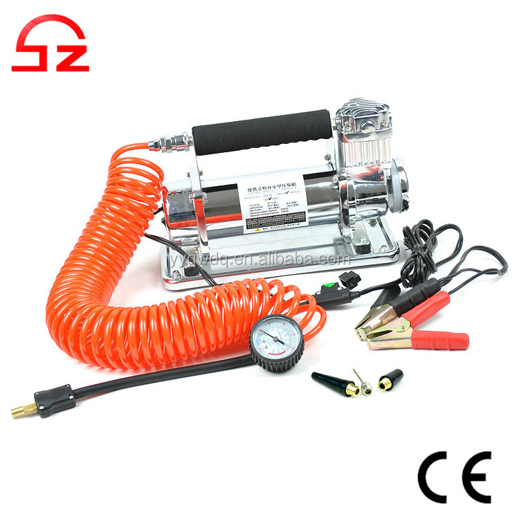 heavy duty car air compressor/12V/24V air pump/tyre inflator