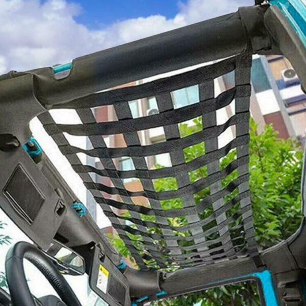 Soft Nylon Car Multifunction Roof Hammock Net Cargo Storage Grid For Network Drop-Shipping