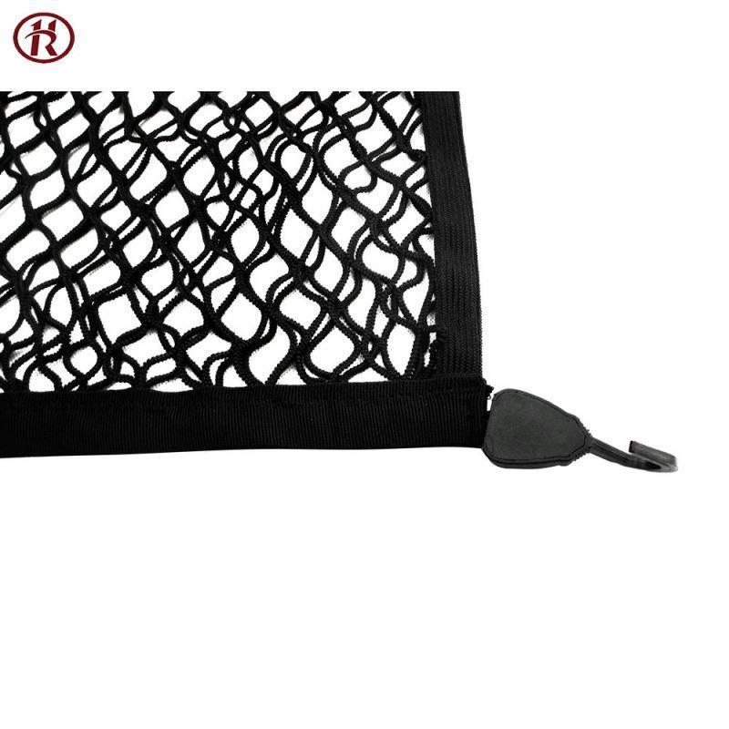 Large elasticated cargo net elastic car trunk luggage net