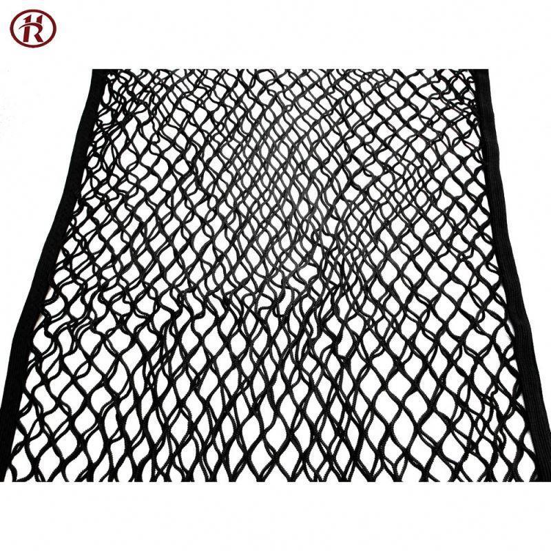 Large elasticated cargo net elastic car trunk luggage net