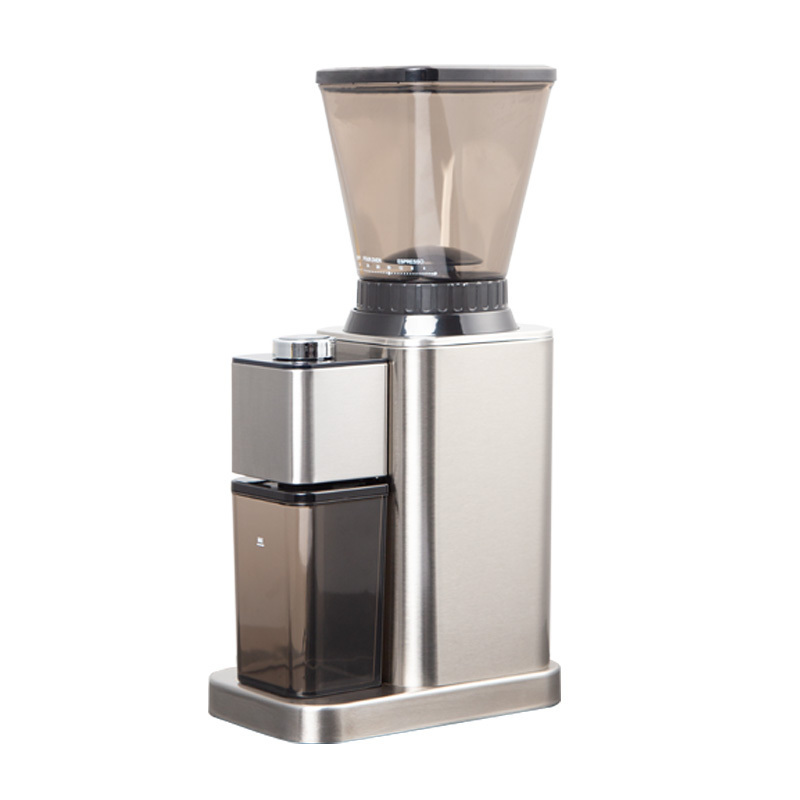 stainless steel body with 48 Grind Settings Anti-static Conical Adjustable  Burr Coffee Grinder