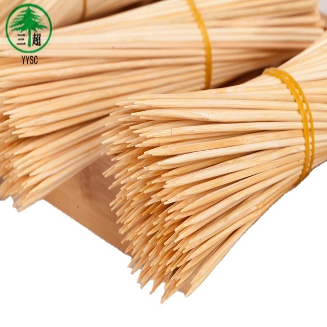 Bamboo Stick BBQ Stick Natural Environmental Protection Skewer Disposable stick