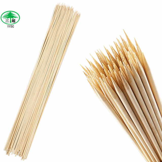 Bamboo Stick BBQ Stick Natural Environmental Protection Skewer Disposable stick