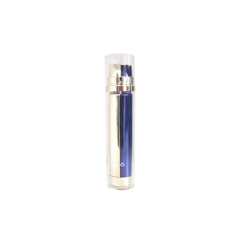 Trendy Dual Chamber Cosmetic Lotion Bottle with Airless Pump 30ml 50ml