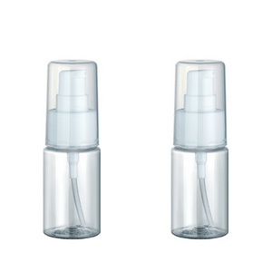 Round Face Wash Cream Foaming Pet Pump Bottle 40ml 50ml 80ml Plastic Soap Foamer Pump Bottles