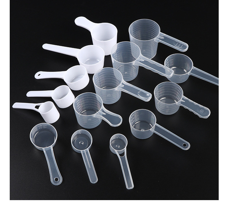 Wholesale plastic measuring spoon 5g scoop Powder scoop 5g environmentally friendly packaging disposable spoon measuring spoon