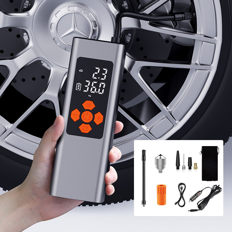 Wholesale Tyre Air Pump Car Tire Accessories 12V Portable and Multi-functional Charger and tire Inflators