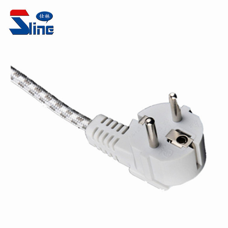 Indonesia 2 pin power cord plug with Indonesian mains cable SNI certification 2.5A 250V