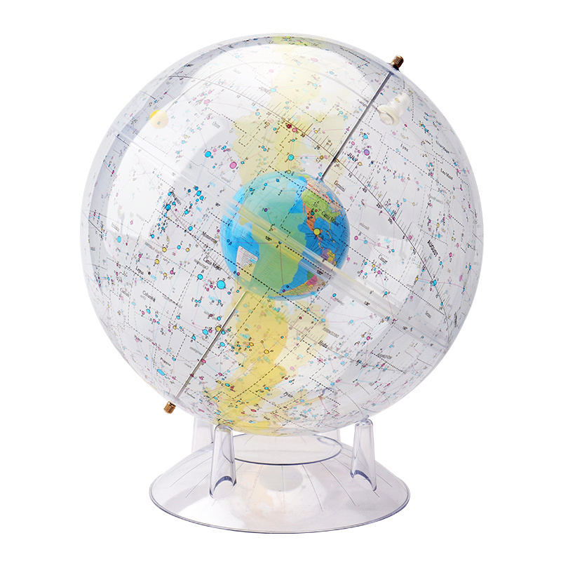 World globe centerpiece the transparent celestial globe wholesale clear plastic celestial globe