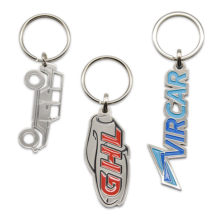 Wholesale souvenir cheap custom car shaped parts metal truck keychain