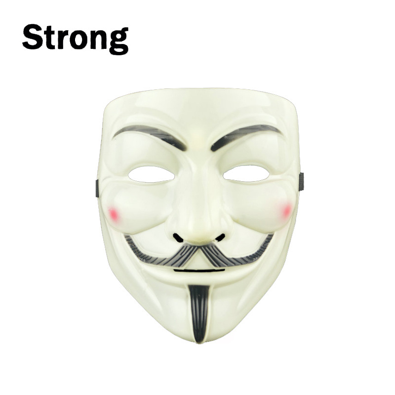 V for Vendetta Anonymous Guy Fawkes Resin Fancy Cool Costume Cosplay Mask for Parties