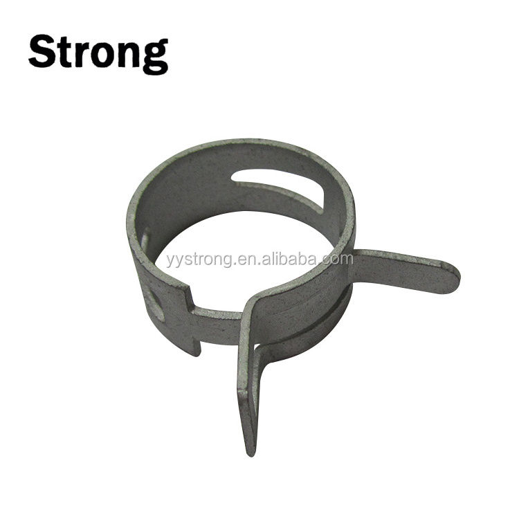 metal constant tension spring type hose clamp