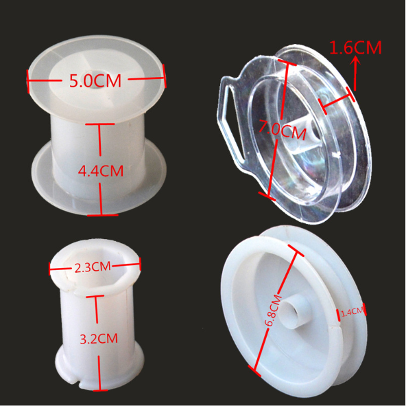 Custom Sizes Empty Plastic Cable Spools for Fishing Line Filament Injection Products