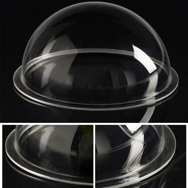 Wholesale Large Clear Plastic Acrylic Hemisphere Dome Display Half Sphere for pet cat