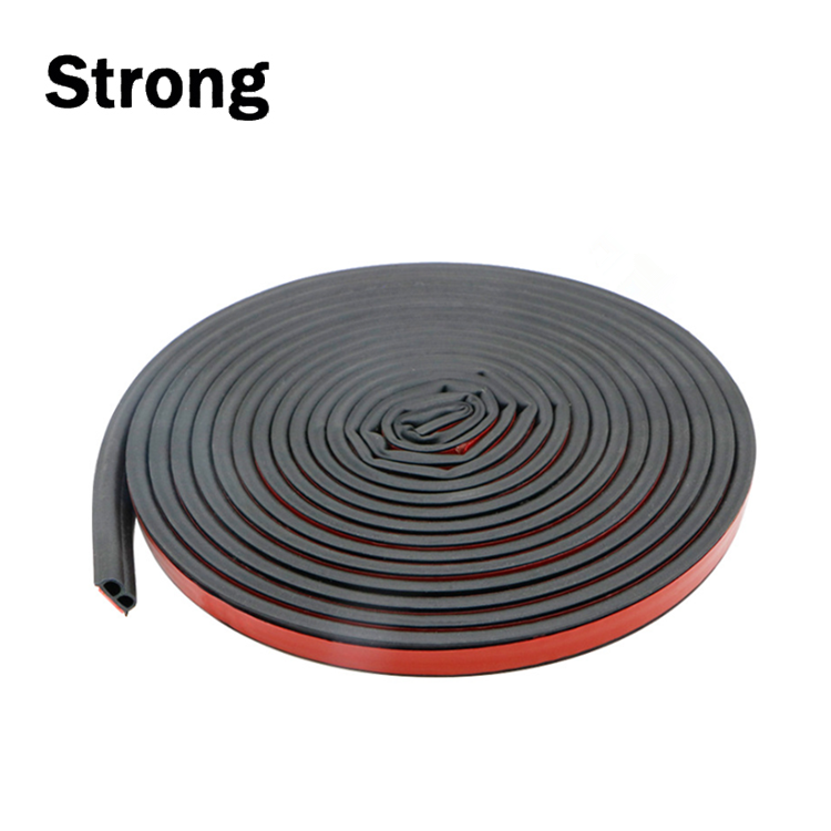 B/D shape EPDM rubber seal strip with self adhesive for car door