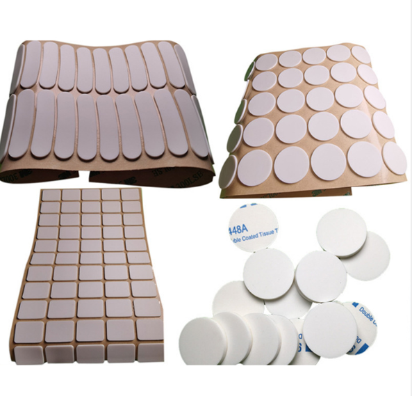 round shape silicon rubber furniture feet pad with self adhesive tape