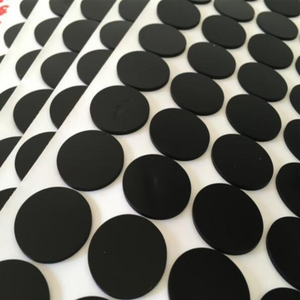 round shape silicon rubber furniture feet pad with self adhesive tape