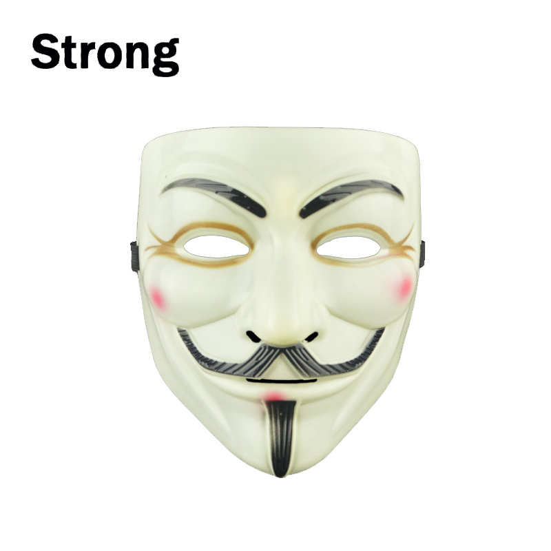 V for Vendetta Anonymous Guy Fawkes Resin Fancy Cool Costume Cosplay Mask for Parties