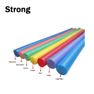 Whole sale Swimming Floating EPE foam stick rod pool EPE swim noodle in multicolor