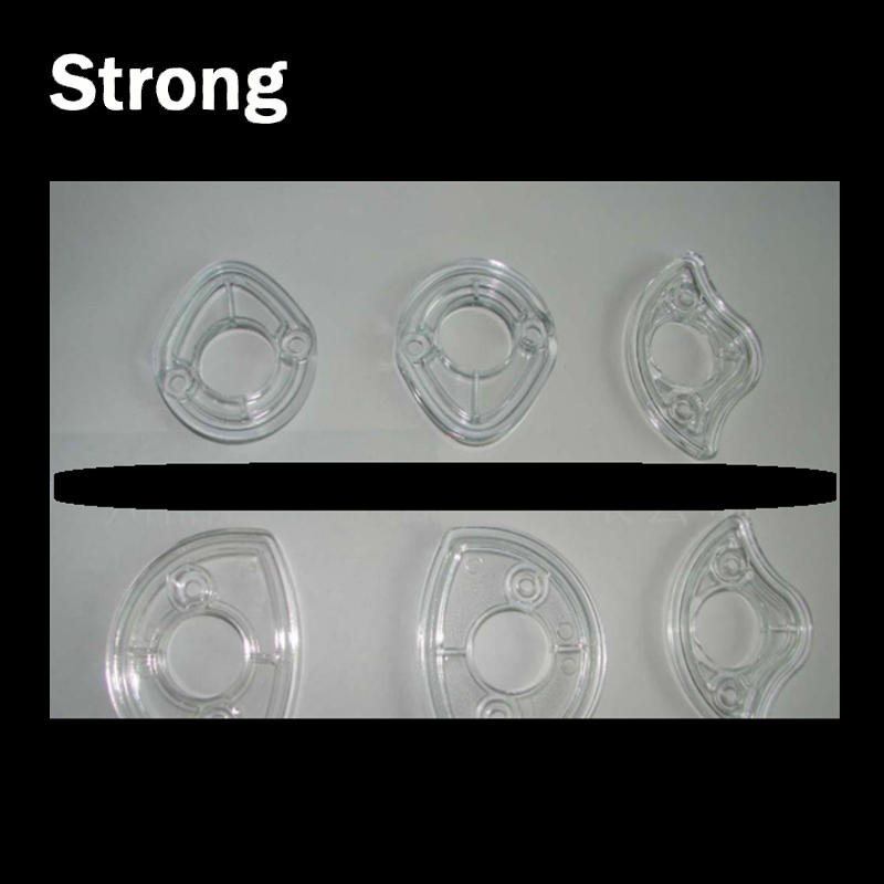 Custom made transparent Plastic ABS hemispherical half ball shape Acrylic Dome with / without Flange