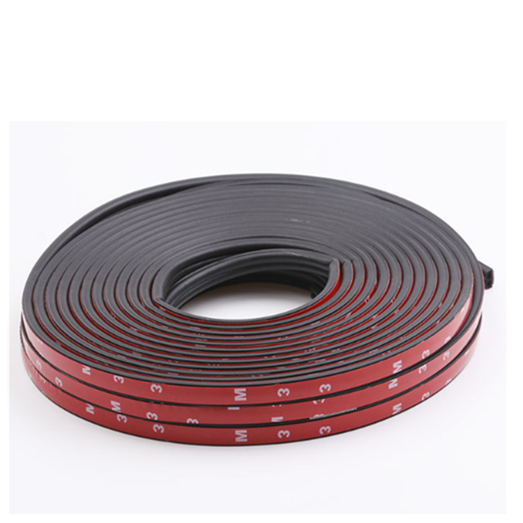 B/D shape EPDM rubber seal strip with self adhesive for car door