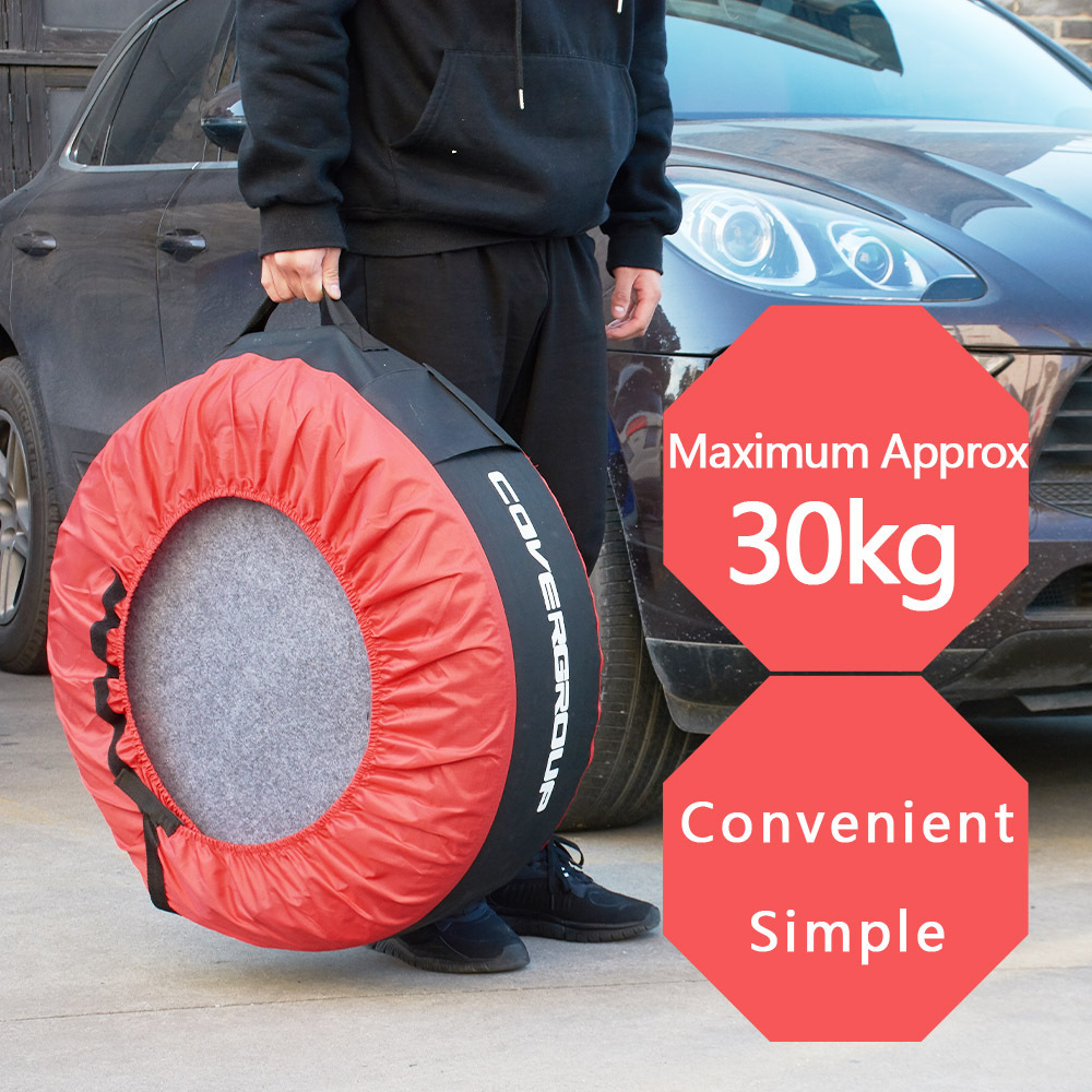 Car Spare Wheel Cover Waterproof dust Tyre 600D Tire Cover for Promotion