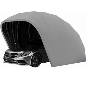 Rainproof windproof waterproof steel metal car tent garage canopy simple mobile ports for car parking garage cover