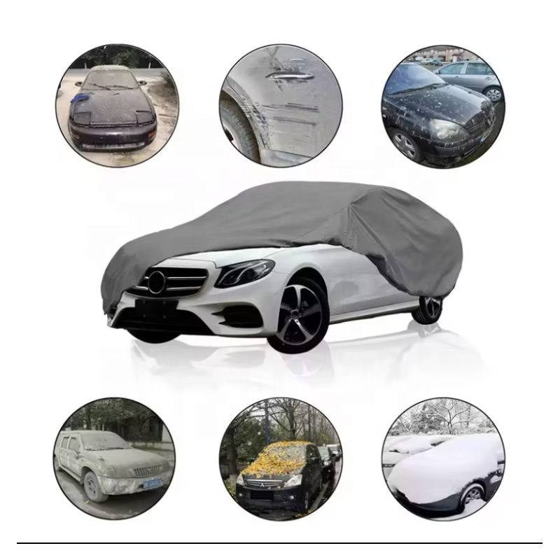 Hot Sale Car Accessories Universal Non-woven Fabric/PEVA Waterproof Storm Proof Car Covers