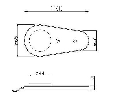 surface mounted smart door IR motion sensor pir sensor cabinet light 12v