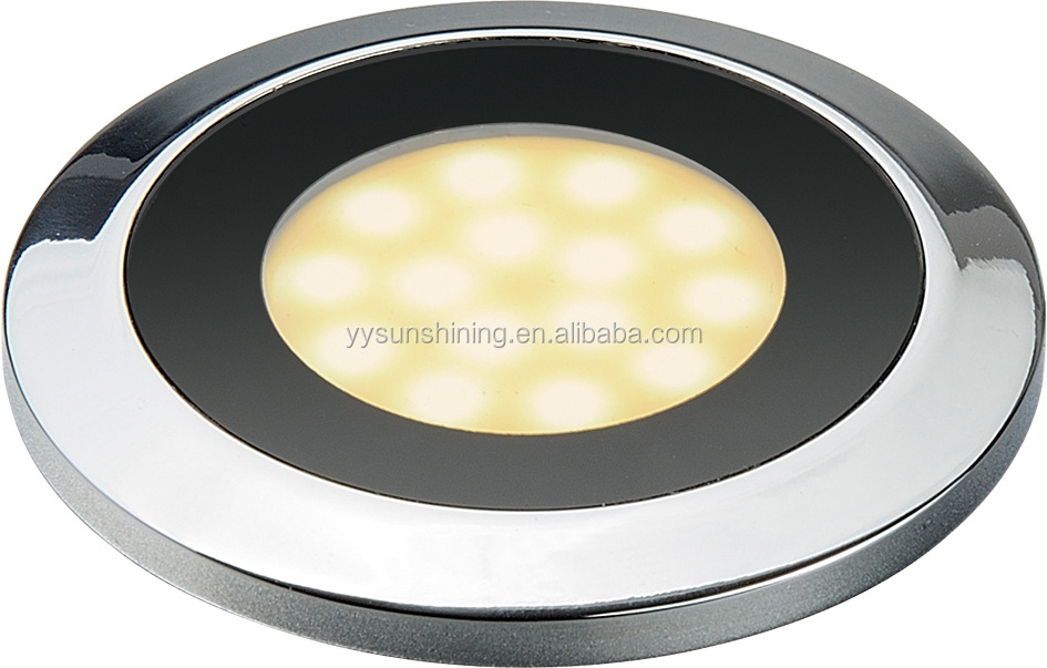 ultra-thin Recessed led Puck Light 3W COB 230LM 3000K CRI80 IP20 led wall light led stair light