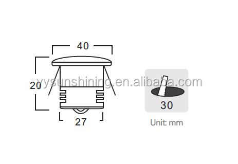 Aluminum High Power 1W Recessed LED waterproof step Light stair light